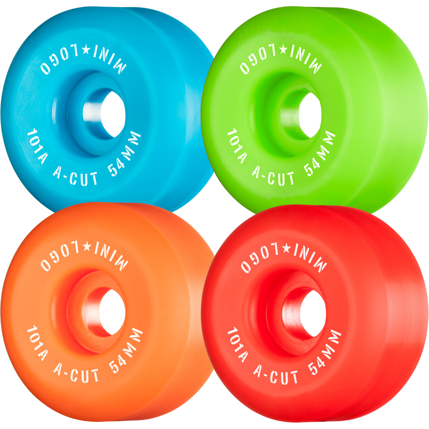 ML A-CUT 54mm 101a ASST.GRN/RED/BLU/ORG ppp