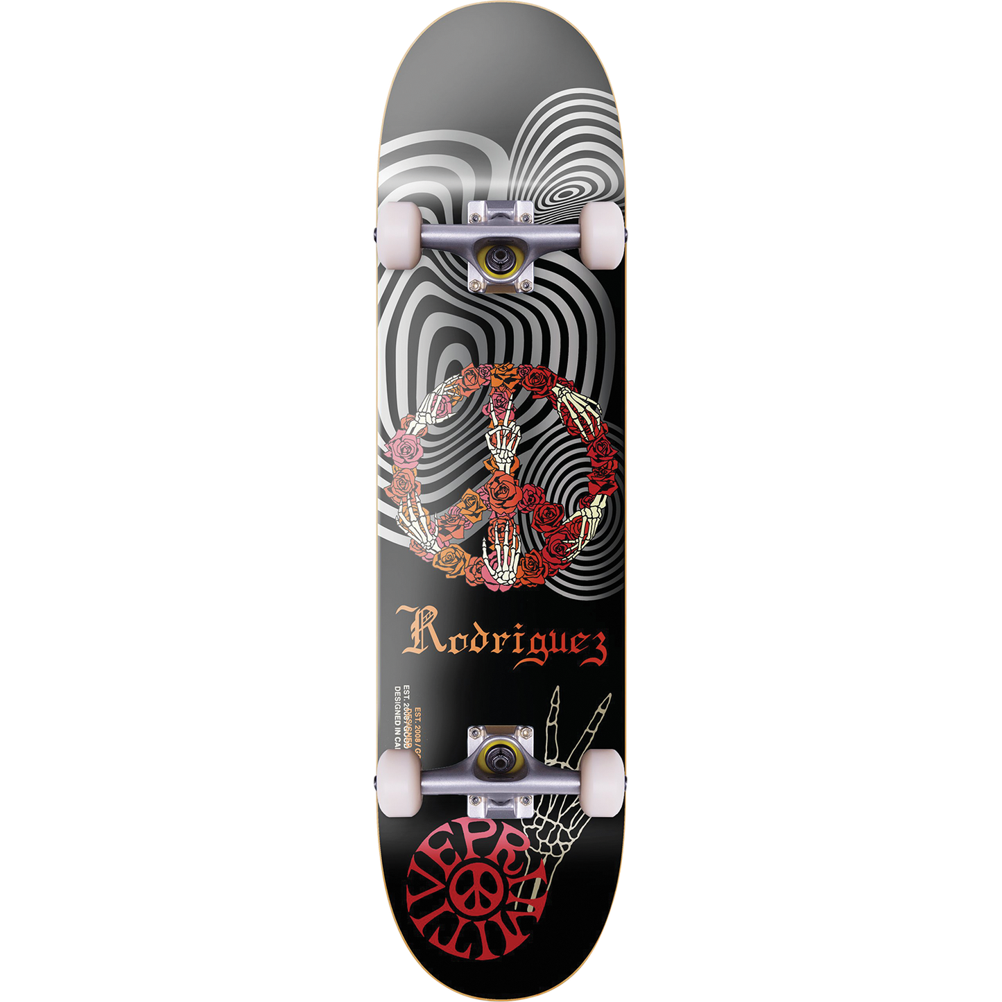 PRIMITIVE RODRIGUEZ GFL COMPLETE-7.75 BLACK