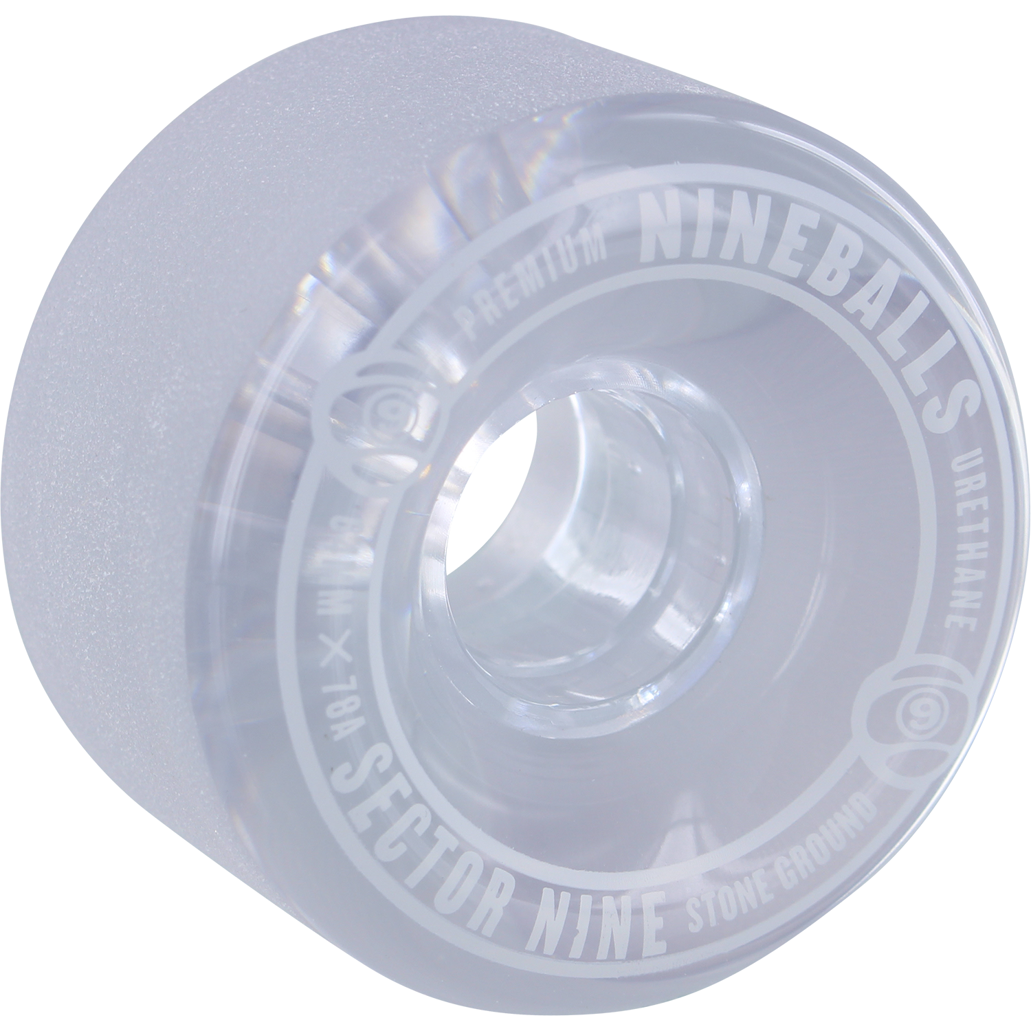 SEC9 9-BALL 64mm 78a CLEAR SMOKE/WHT
