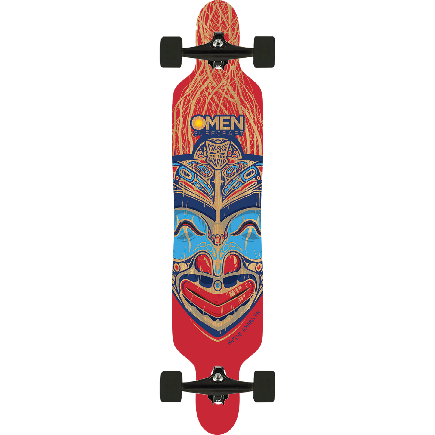 OMEN // NATIVE AMERICAN MASK DT W/FLEX COMP-9.12X41.5