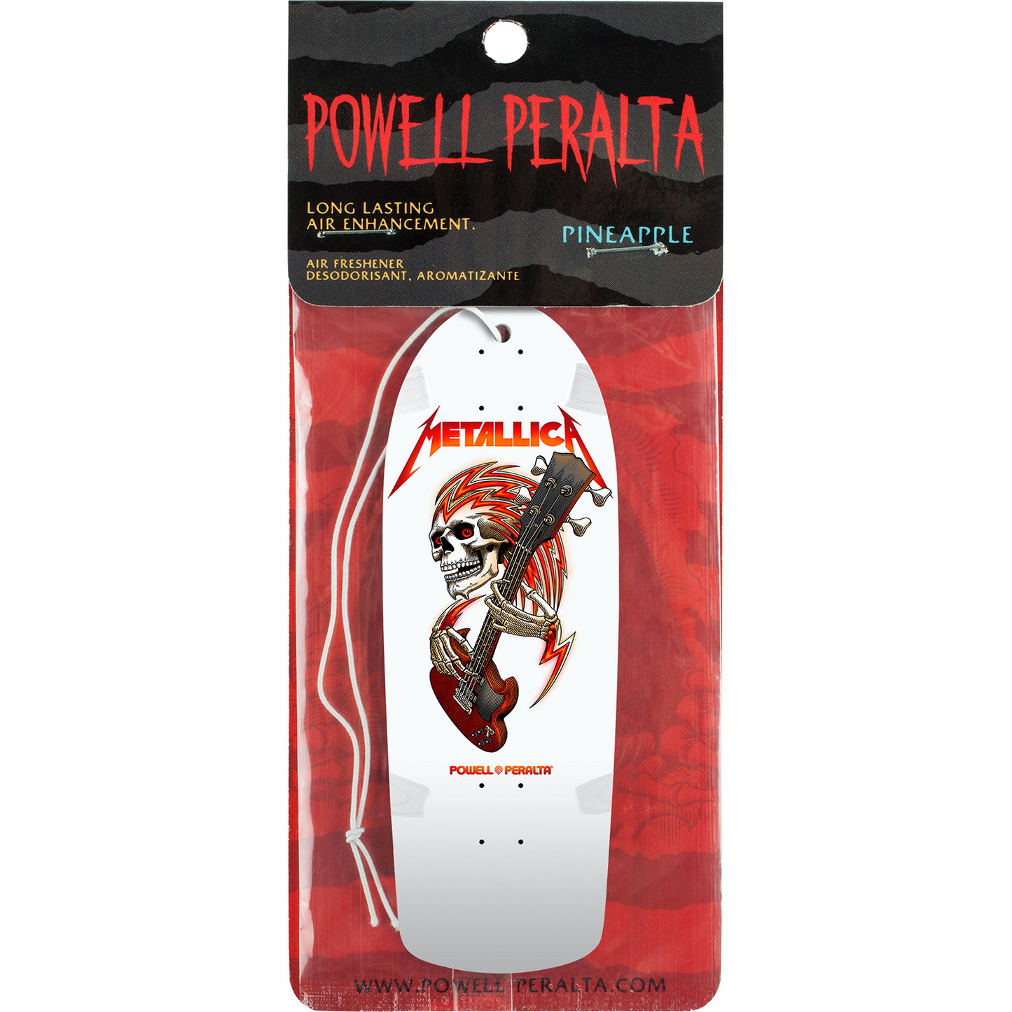 PWL/P METALLICA AIR FRESHENER WHITE