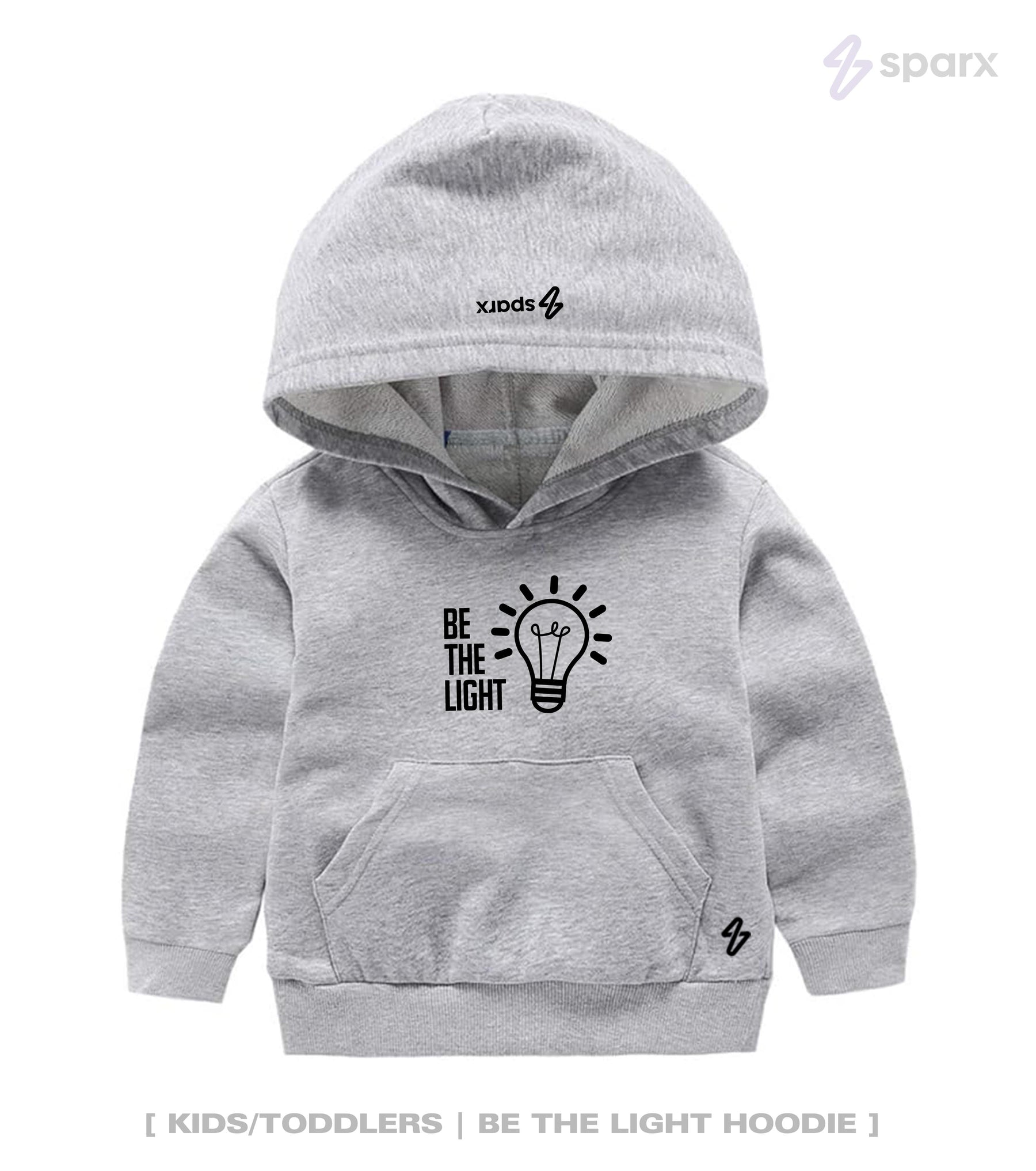 BE THE LIGHT // TODDLERS + KIDS PREMIUM HOODIE