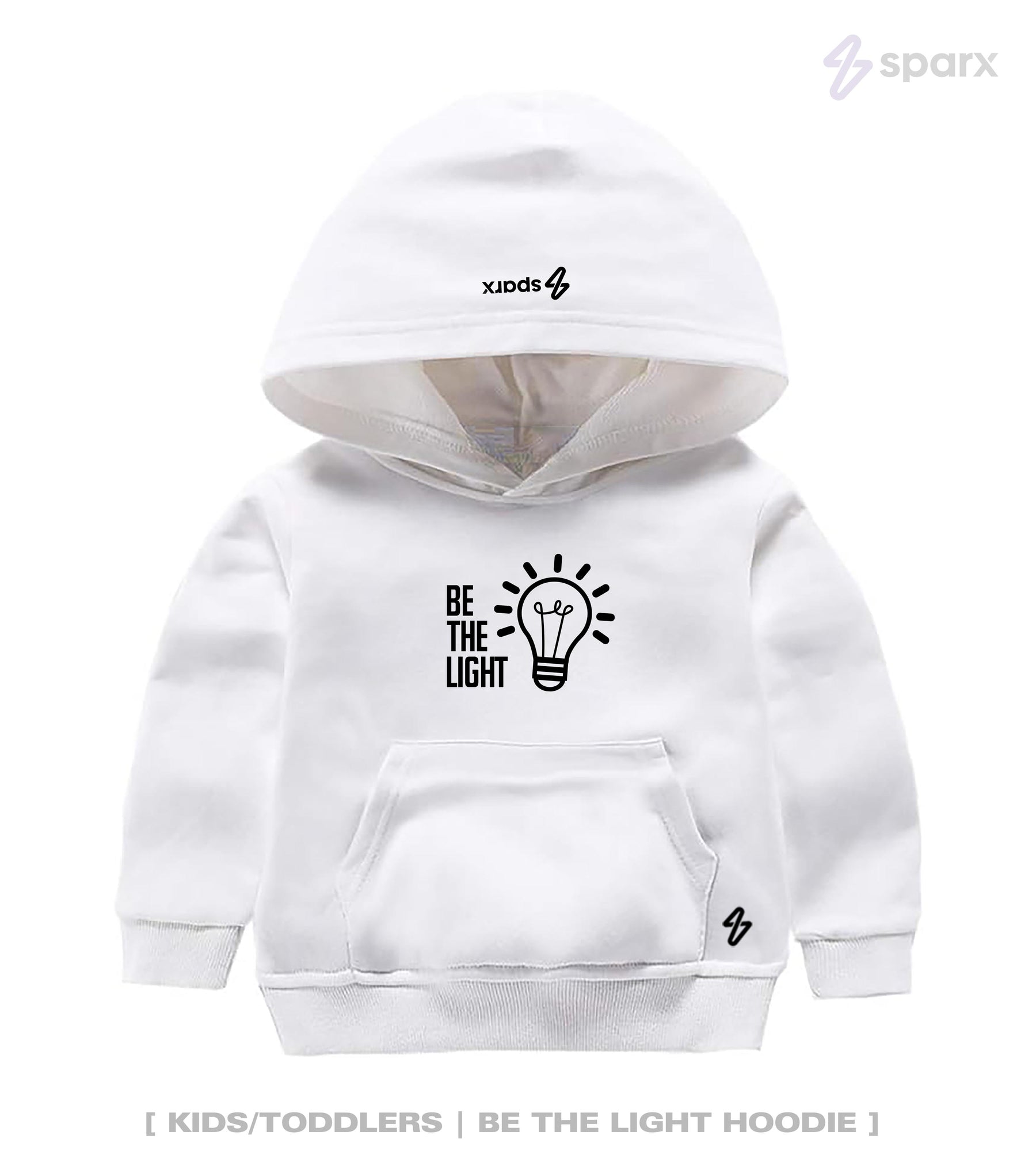 BE THE LIGHT // TODDLERS + KIDS PREMIUM HOODIE