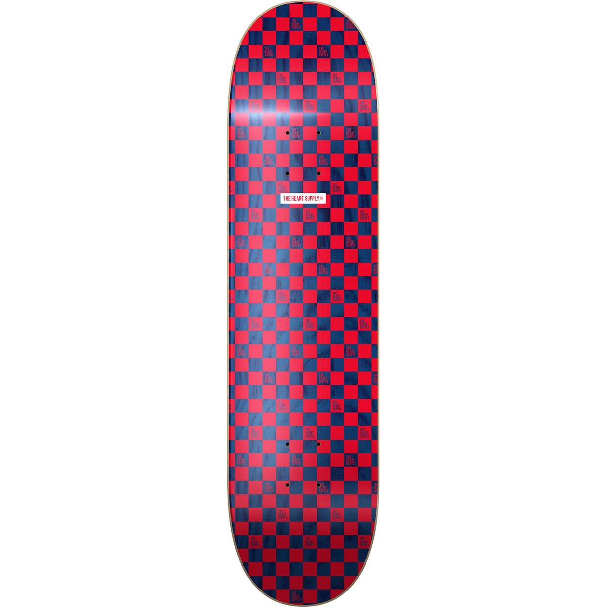THE HEART SUPPLY // CHECKERS DECK-8.0 RED/NAVY