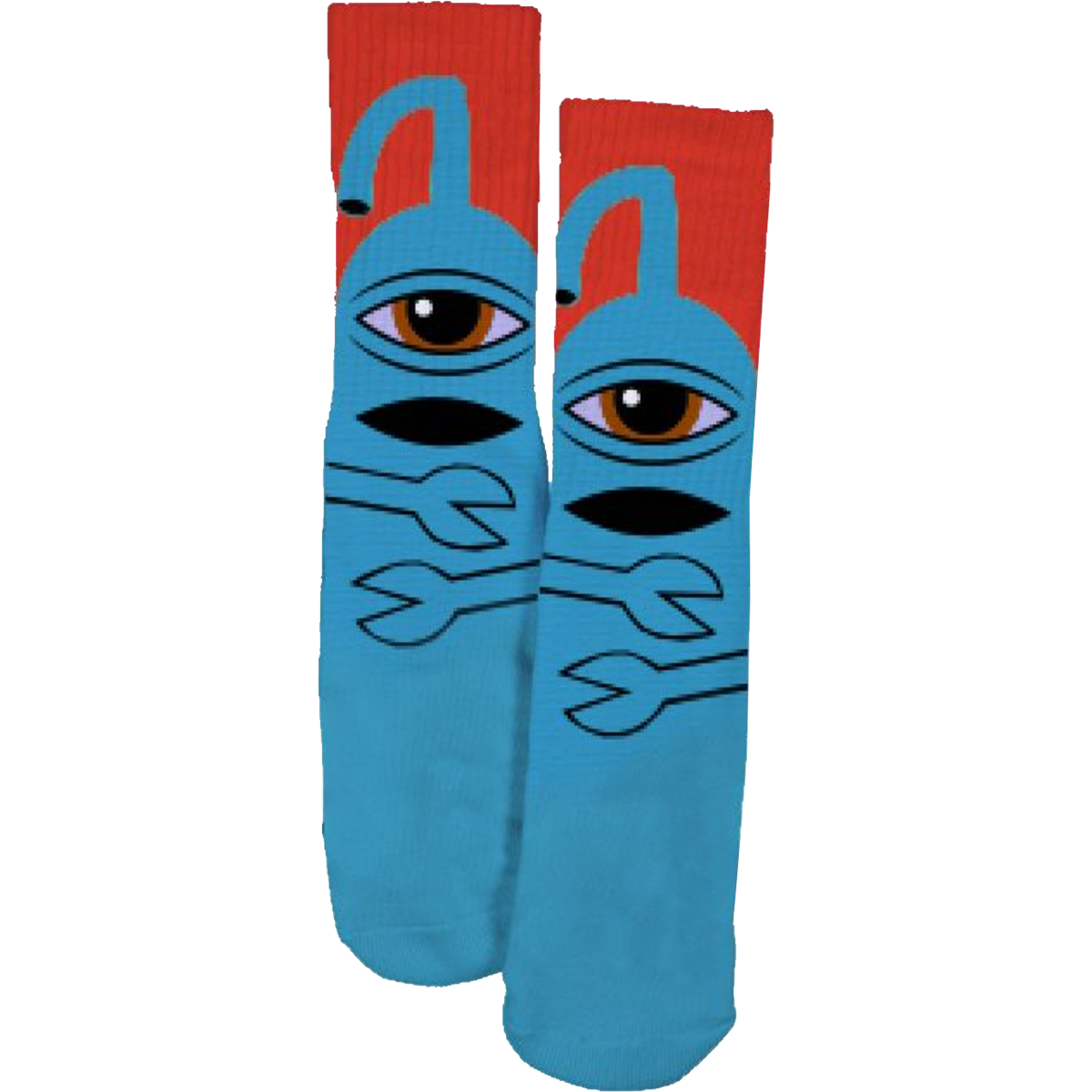 TM SECT HUG CREW SOCKS BLUE 1pr