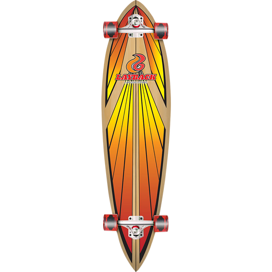 LAYBACK // SOUL RIDE PINTAIL COMPLETE-9.75x40 RED