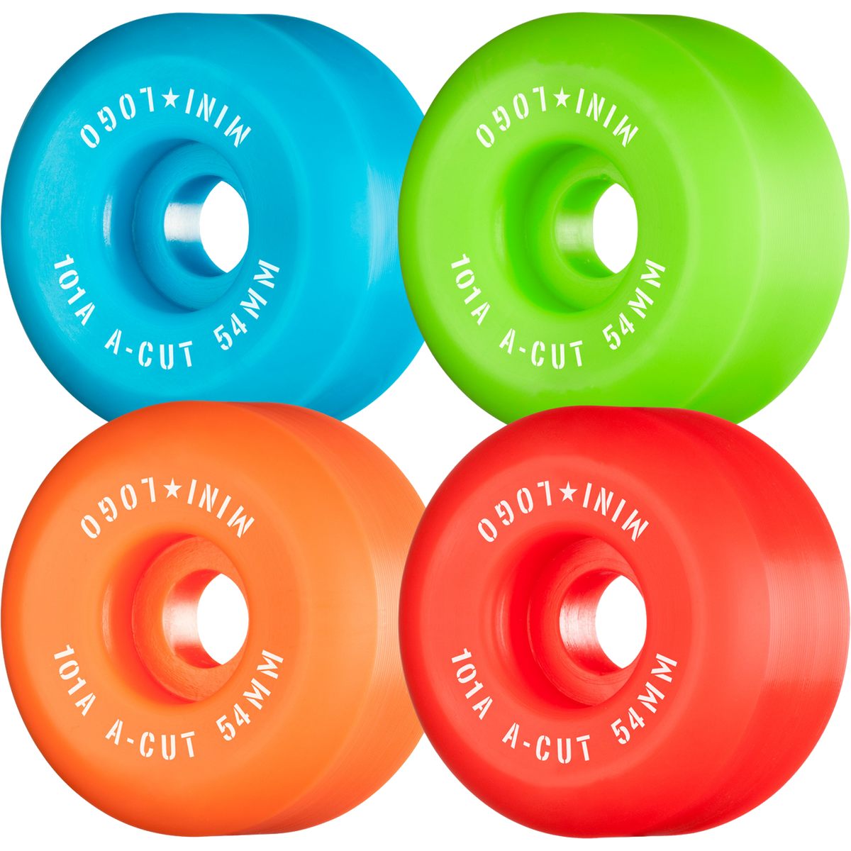 ML A-CUT 54mm 101a ASST.GRN/RED/BLU/ORG ppp