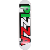 PIZZA TRI LOGO DECK-7.75 WHITE