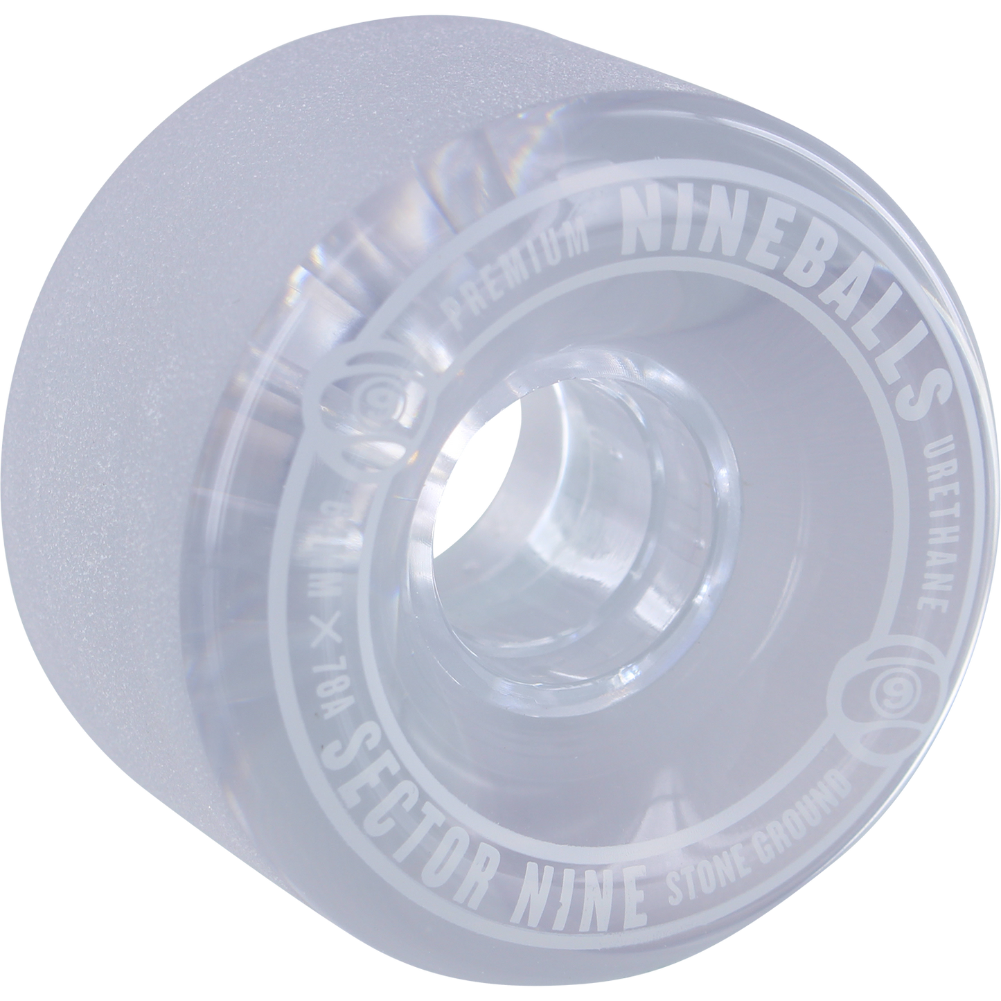 SEC9 9-BALL 64mm 78a CLEAR SMOKE/WHT