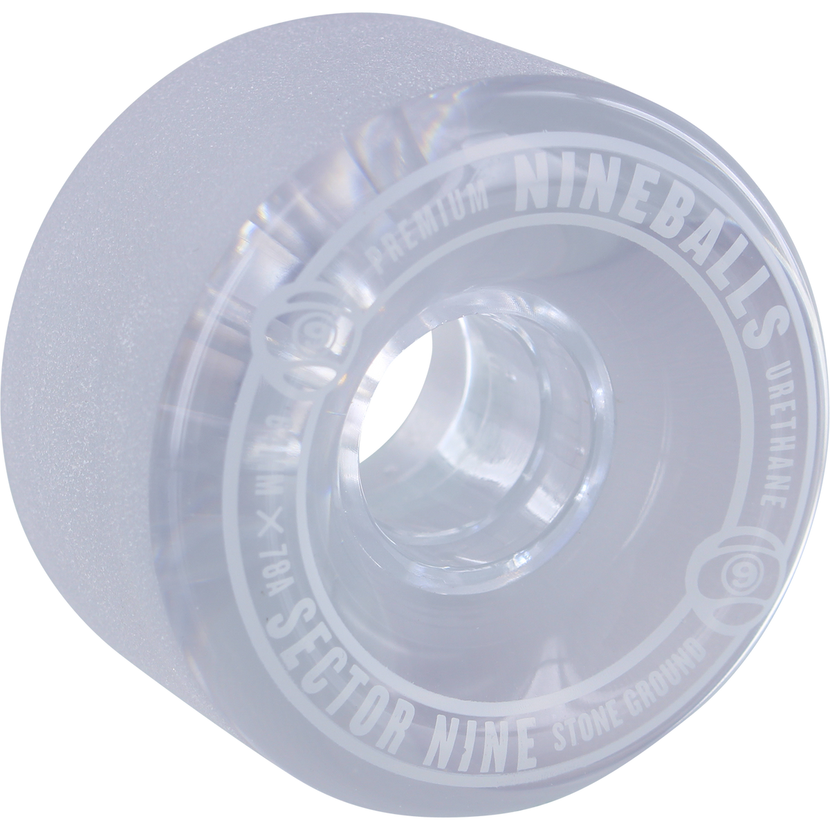 SEC9 9-BALL 64mm 78a CLEAR SMOKE/WHT