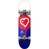 BLUEPRINT SPRAY HEART COMPLETE-7.75 RED/BLUE
