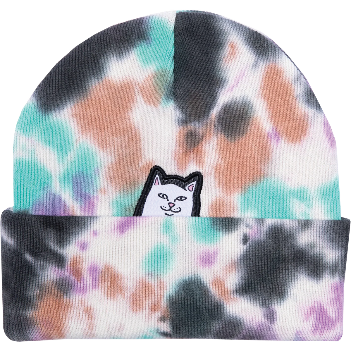 RIP N DIP LORD NERMAL BEANIE BLK/MINT TIE DYE