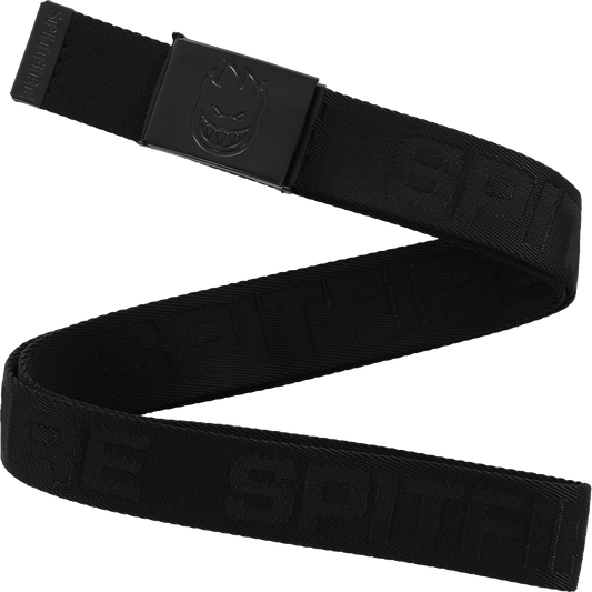SPITFIRE CLASSIC '87 JACQUARD WEB BELT BLK/BLK