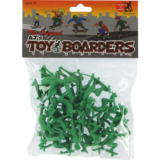 TOY BOARDERS SKATE SERIES I FIGURES GREEN 24pc
