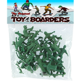 TOY BOARDERS SURF SERIES II FIGURES GREEN 24pc