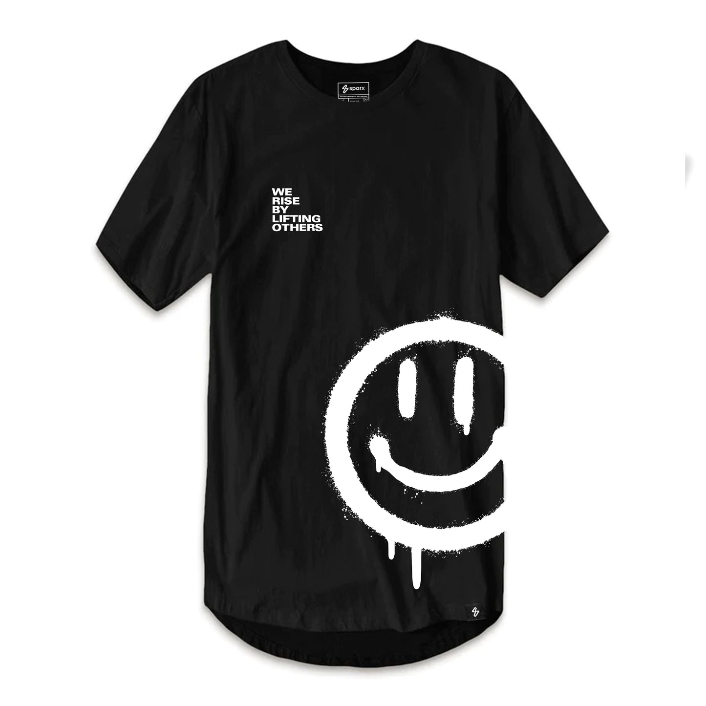 WE RISE BY LIFTING OTHERS // LONG BODY URBAN TEE