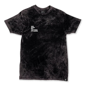 WE RISE BY LIFTING OTHERS // VINTAGE MARBLE WASH TEE