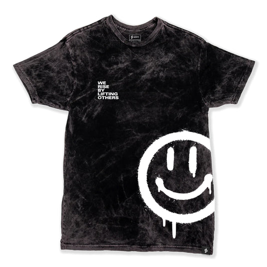 WE RISE BY LIFTING OTHERS // VINTAGE MARBLE WASH TEE