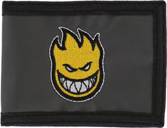 SPIT FIRE BIGHEAD BI-FOLD WALLET CHARCOAL/YEL