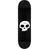 ZERO SINGLE SKULL DECK-8.0 BLK/WHT