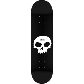 ZERO SINGLE SKULL DECK-8.0 BLK/WHT