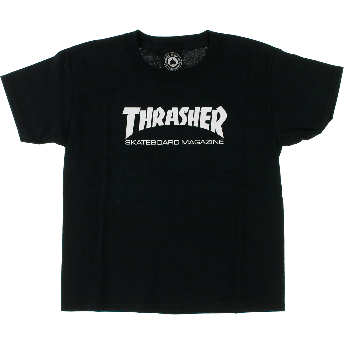 THRASHER MAG LOGO YTH SS L-BLACK