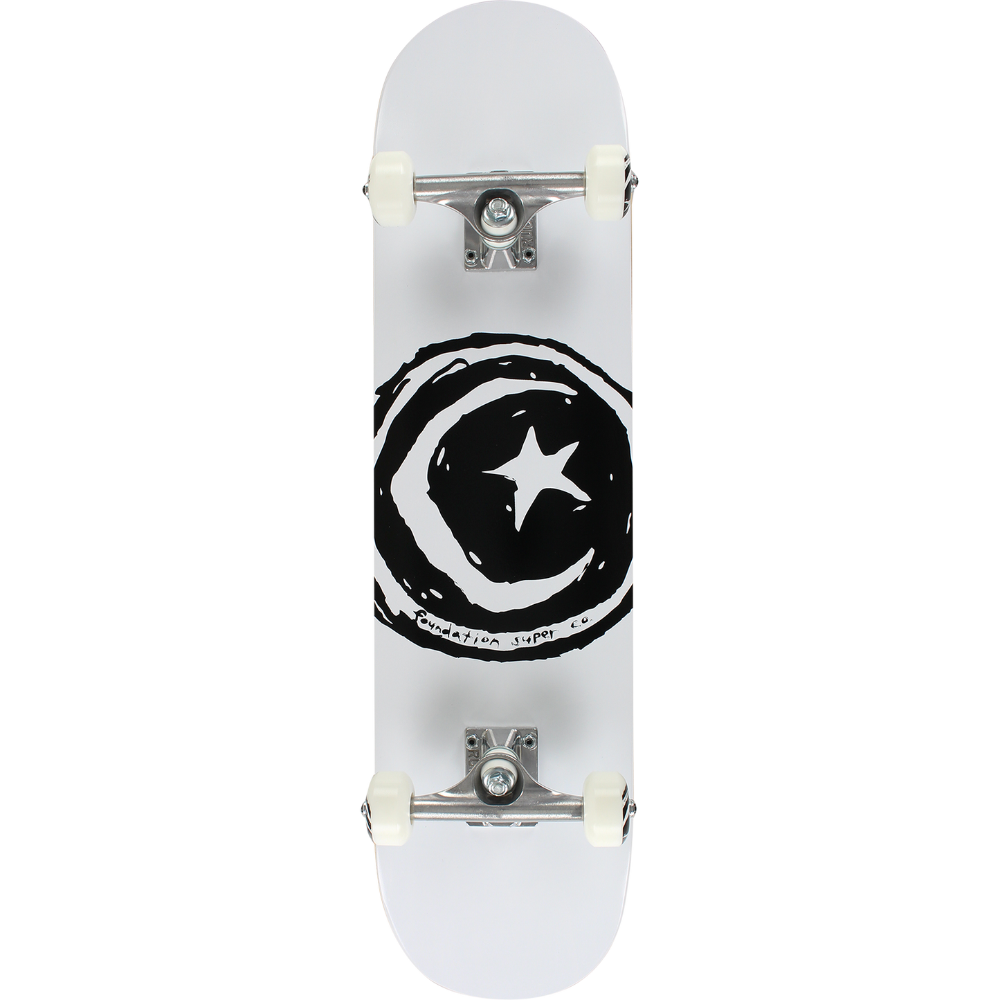 FOUND STAR & MOON COMPLETE-7.75 WHITE