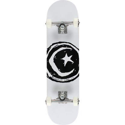 FOUND STAR & MOON COMPLETE-7.75 WHITE