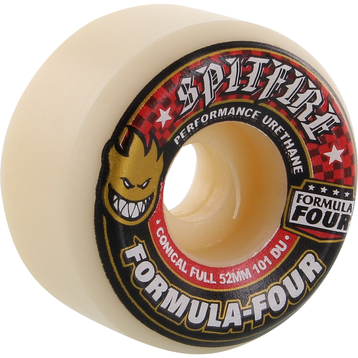 SPIT FIRE // Formula 4 101a CONICAL FULL 54mm WHT W/RED