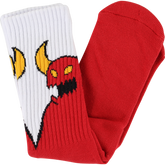 TOY MACHINE // SKETCHY MONSTER CREW SOCKS RED/WHT 1pr