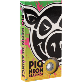 PIG NEON ABEC-5 BEARINGS single set