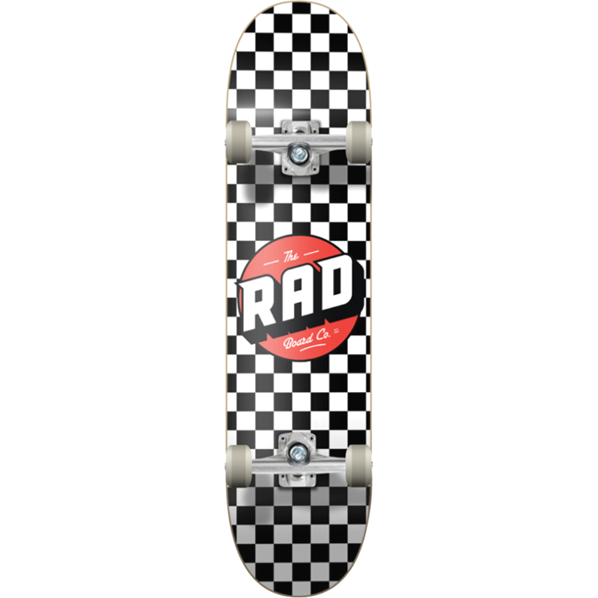 RAD CHECKER COMPLETE-8.0 WHT/BLK W/RED