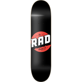 RAD SOLID DECK-7.75 BLK/RED
