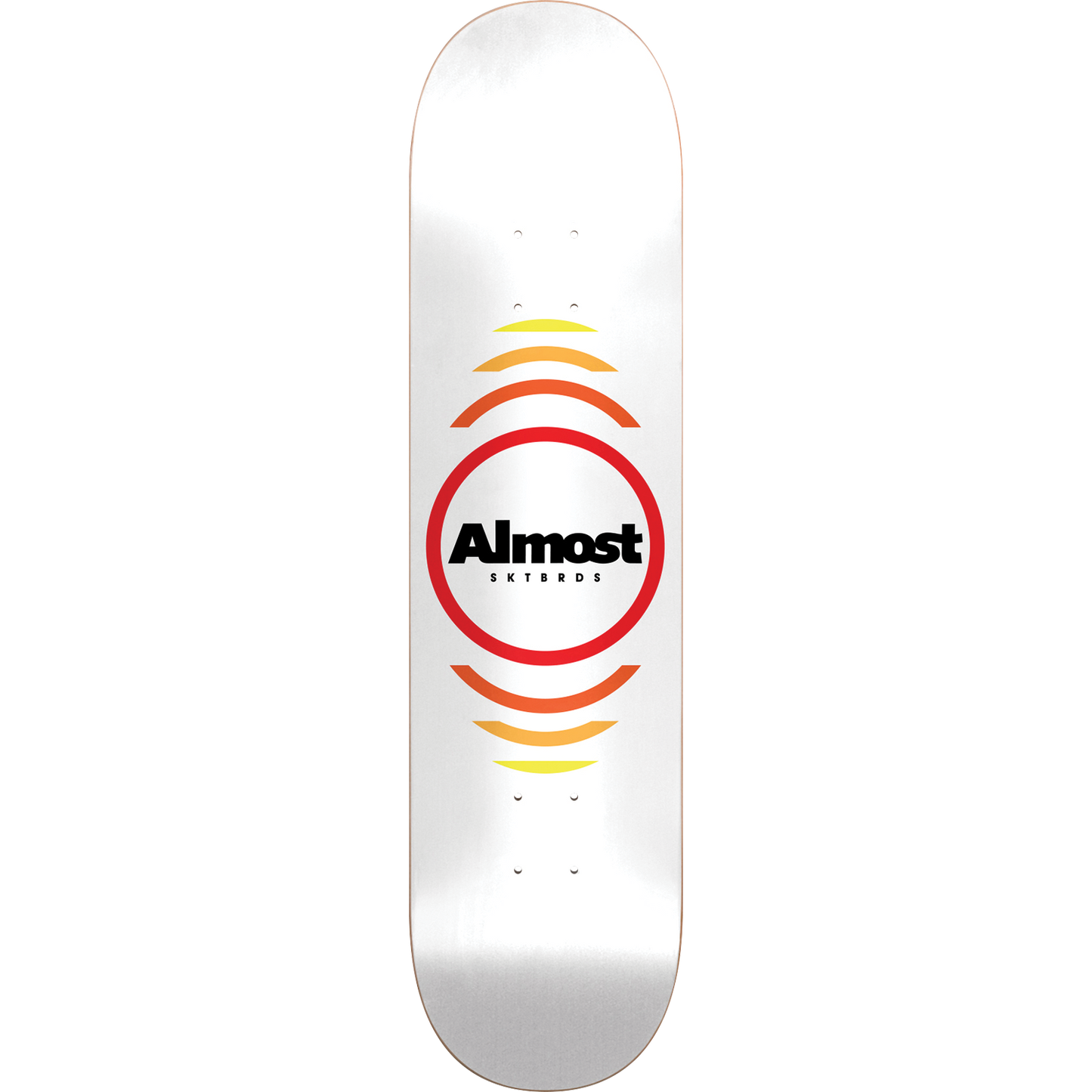 ALMOST // REFLEX DECK-7.75 WHITE hyb