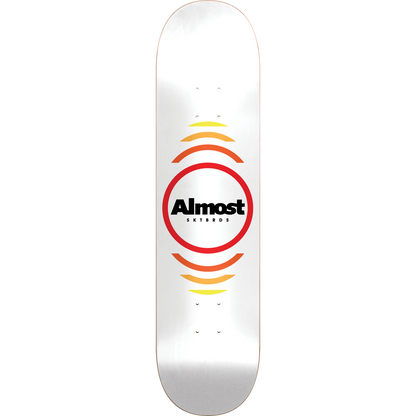ALMOST // REFLEX DECK-7.75 WHITE hyb