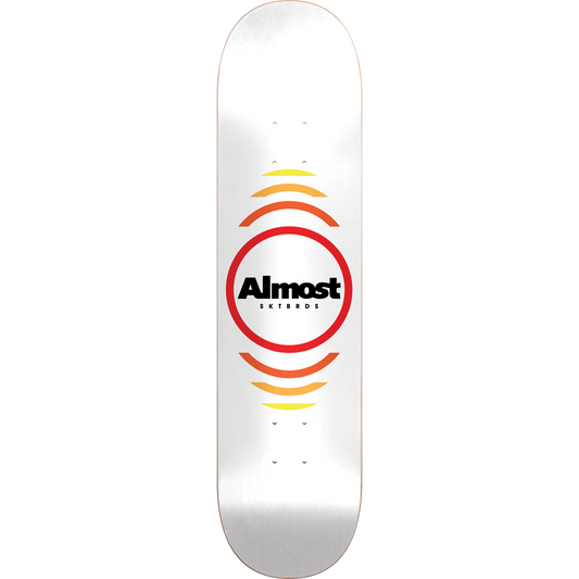 ALMOST // REFLEX DECK-7.75 WHITE hyb