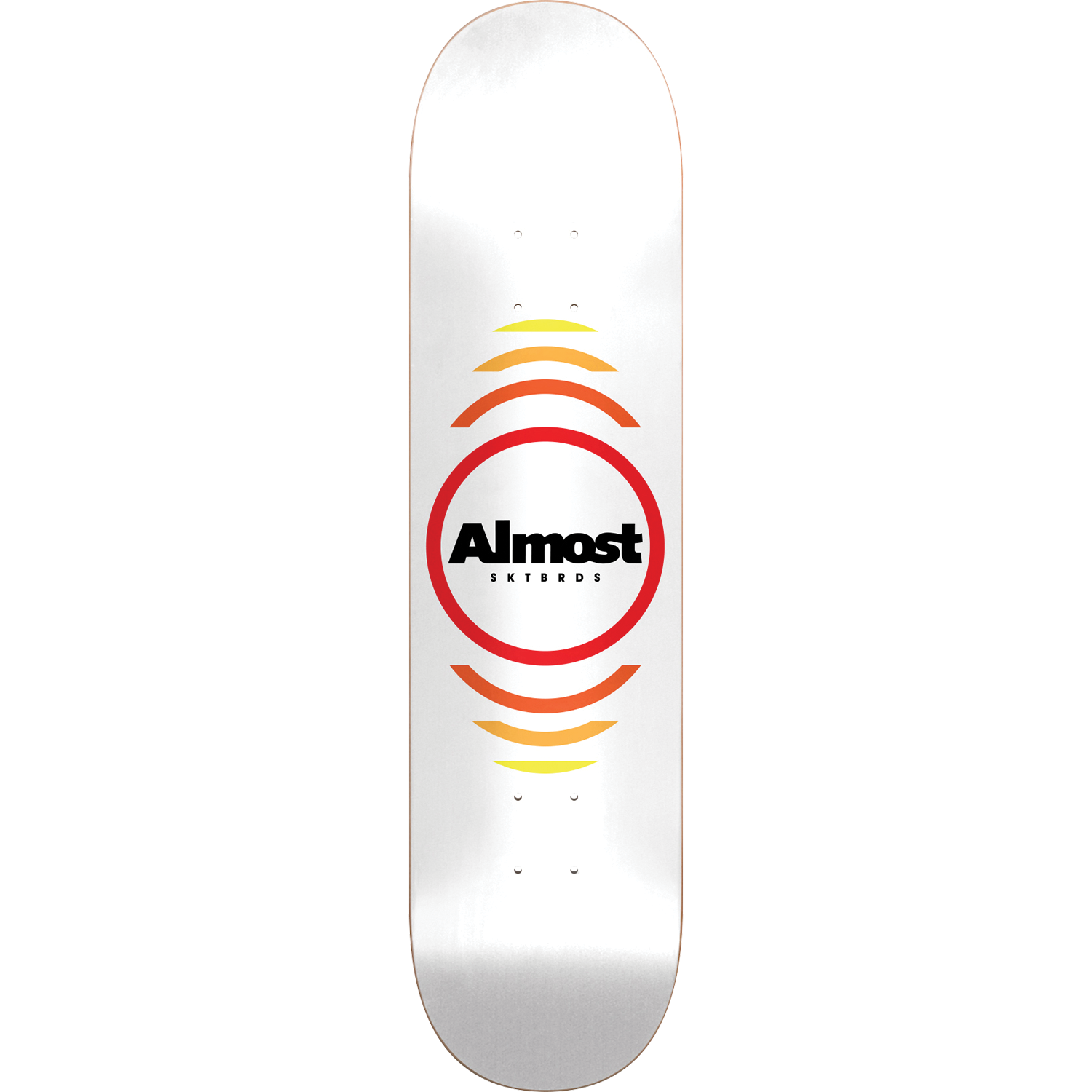 ALMOST // REFLEX DECK-7.75 WHITE hyb