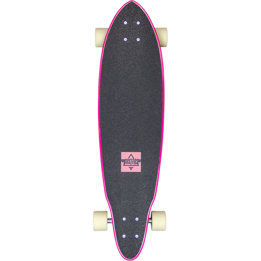 DUSTERS CULTURE LONGBOARD COMPLETE - 33" PINK/YELLOW