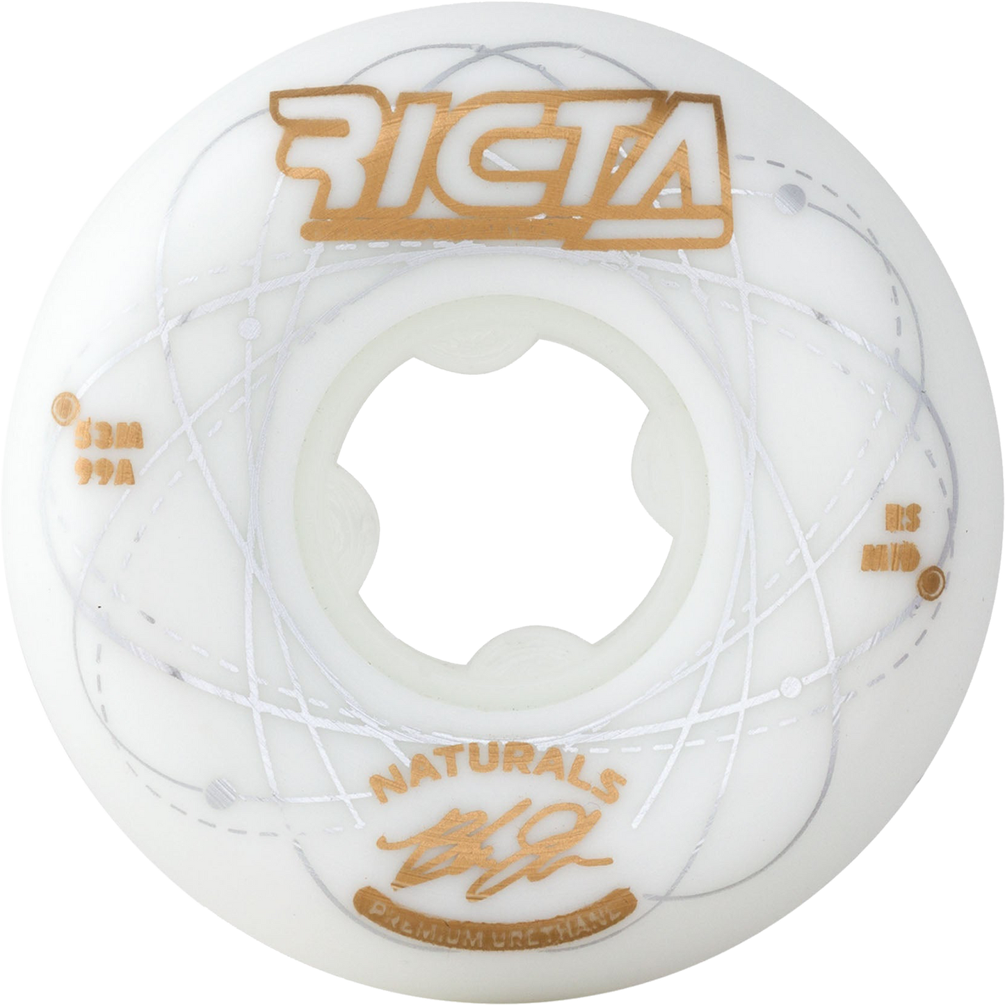 RICTA JOHNSON ORBITAL 53MM 99A WT/GOLD