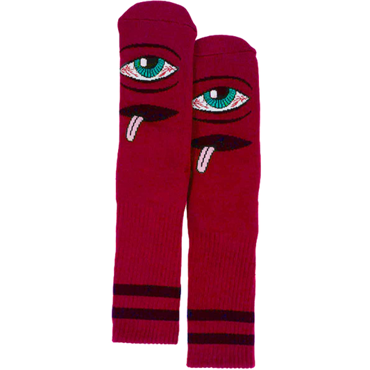 TM  EYE CREW SOCKS ORANGE 1pr