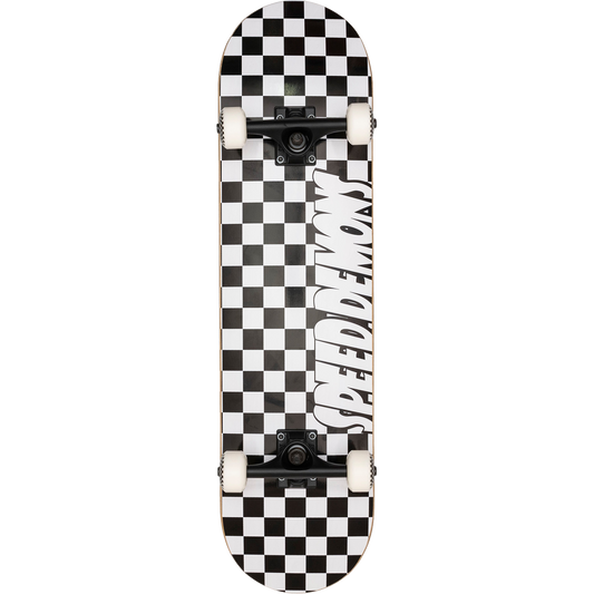 SPEED DEMONS // CHECKERS COMPLETE-8.0 BLK/WHT
