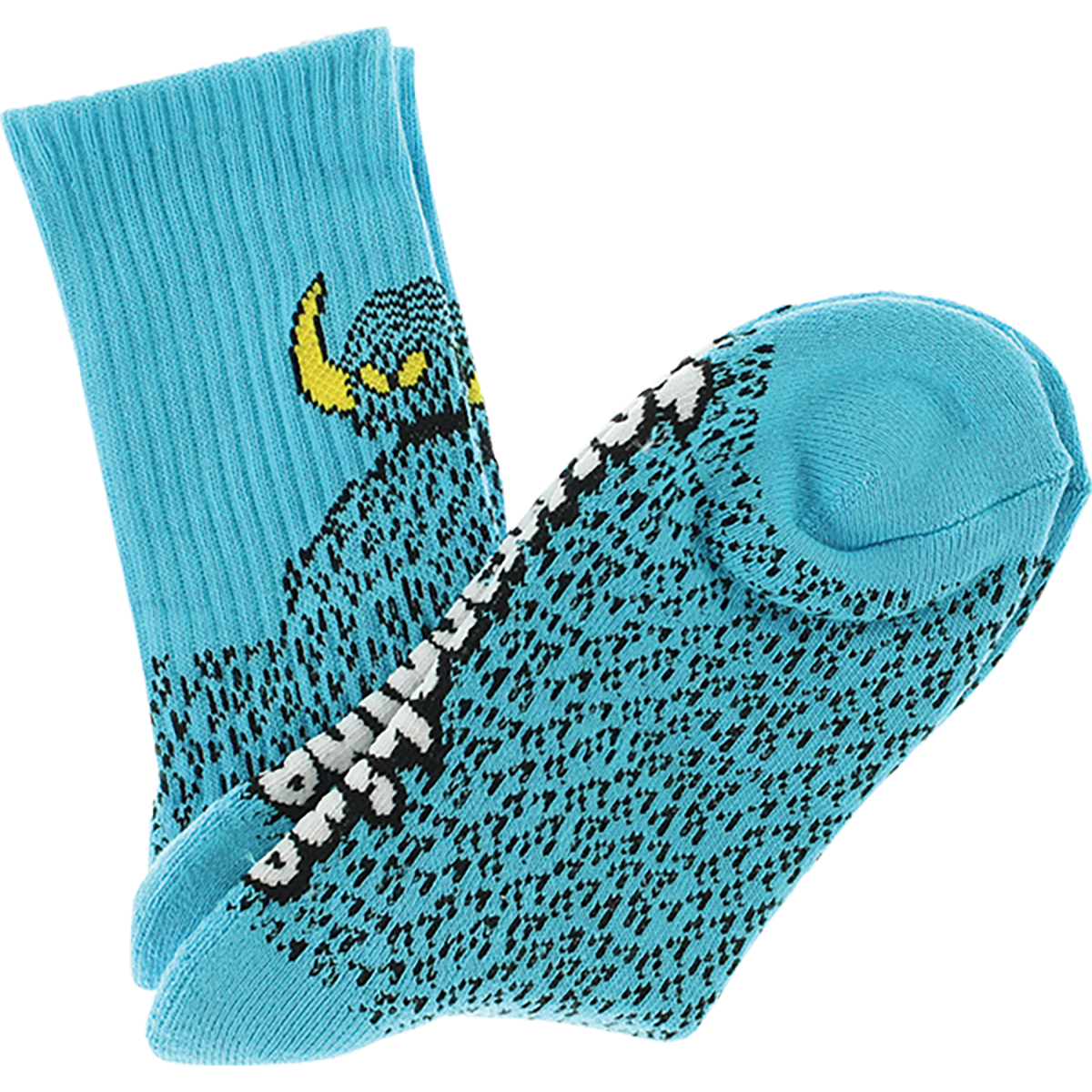 TM FURRY MONSTER CREW SOCKS BLUE 1pr
