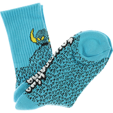 TM FURRY MONSTER CREW SOCKS BLUE 1pr