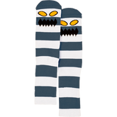 TOY MACHINE // MONSTER BIG STRIPE CREW SOCKS CONCRETE 1pr