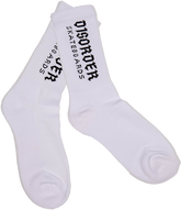 DISORDER LOGO CREW SOCKS WHT/BLK