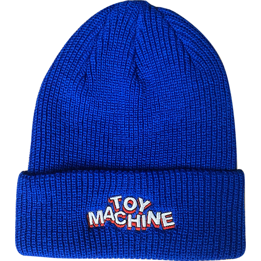 TOY MACHINE // HIROTEXT DOCK BEANIE BLUE