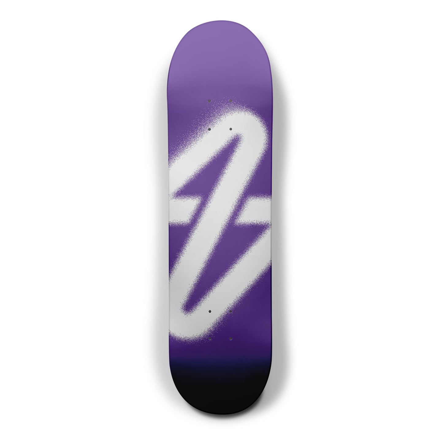 SPARX // DESIGNER DECK - WHITE SPRAYED LOGO on PURPLE